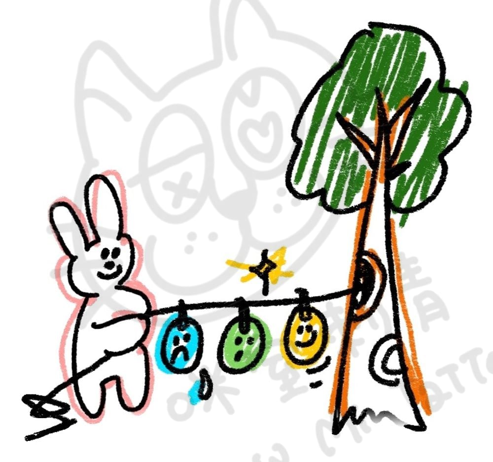 感受心情系列插畫