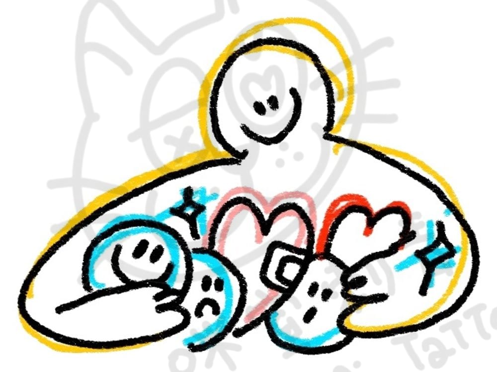 感受心情系列插畫