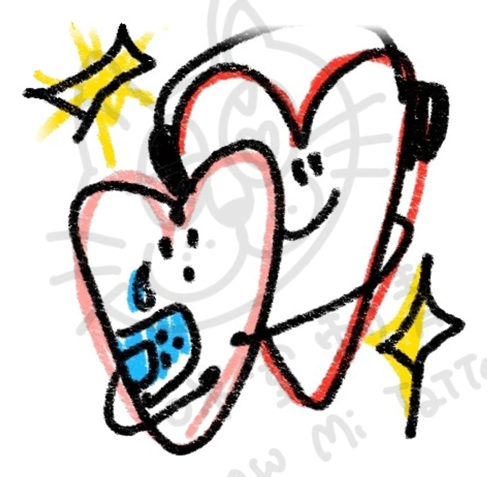 感受心情系列插畫