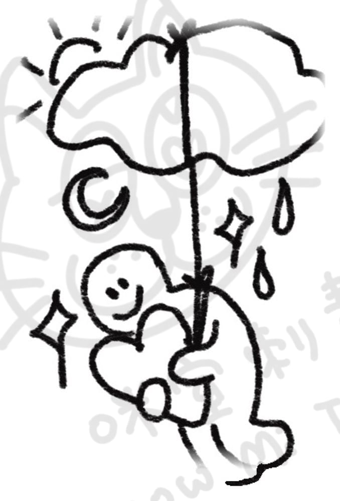 感受心情系列插畫