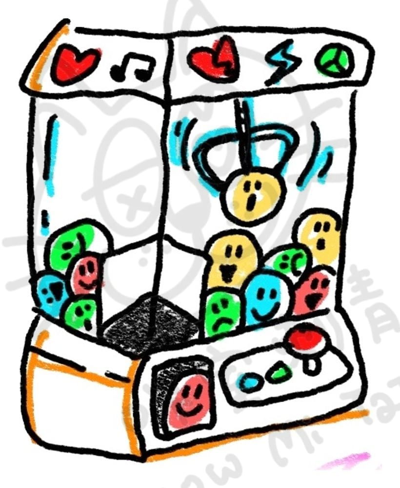 感受心情系列插畫