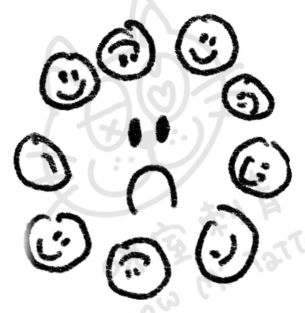 感受心情系列插畫