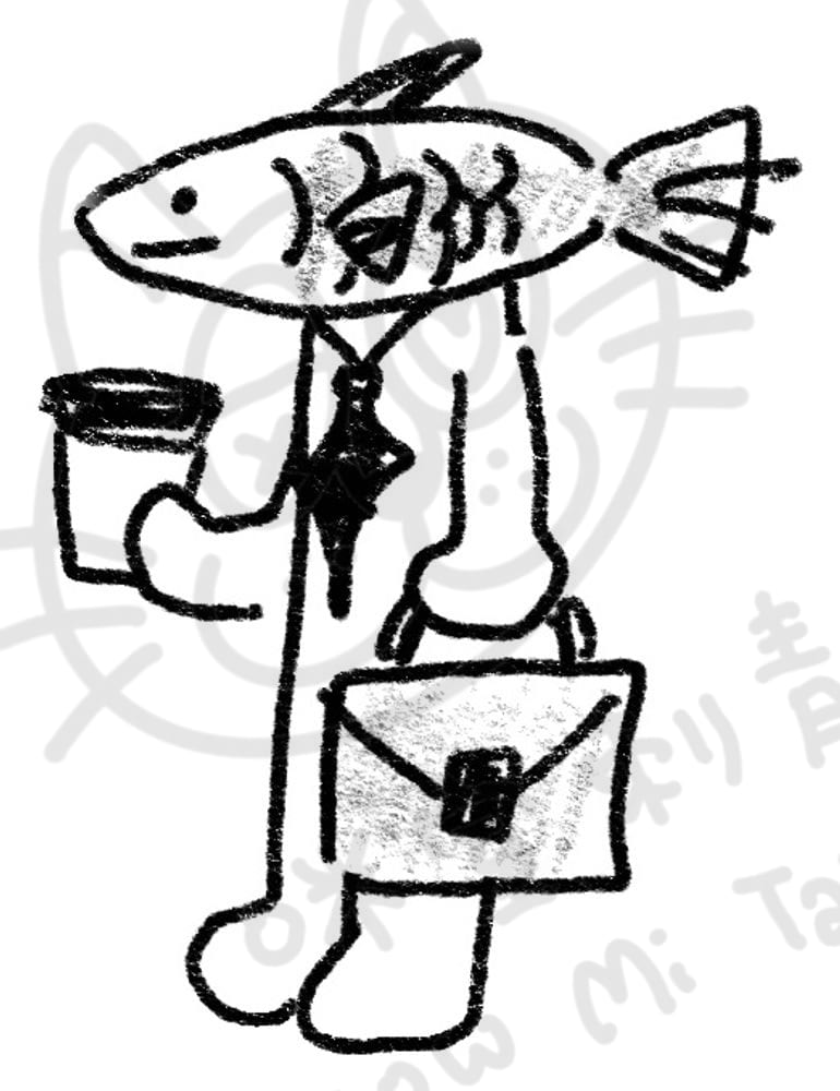 海底動物系列插畫