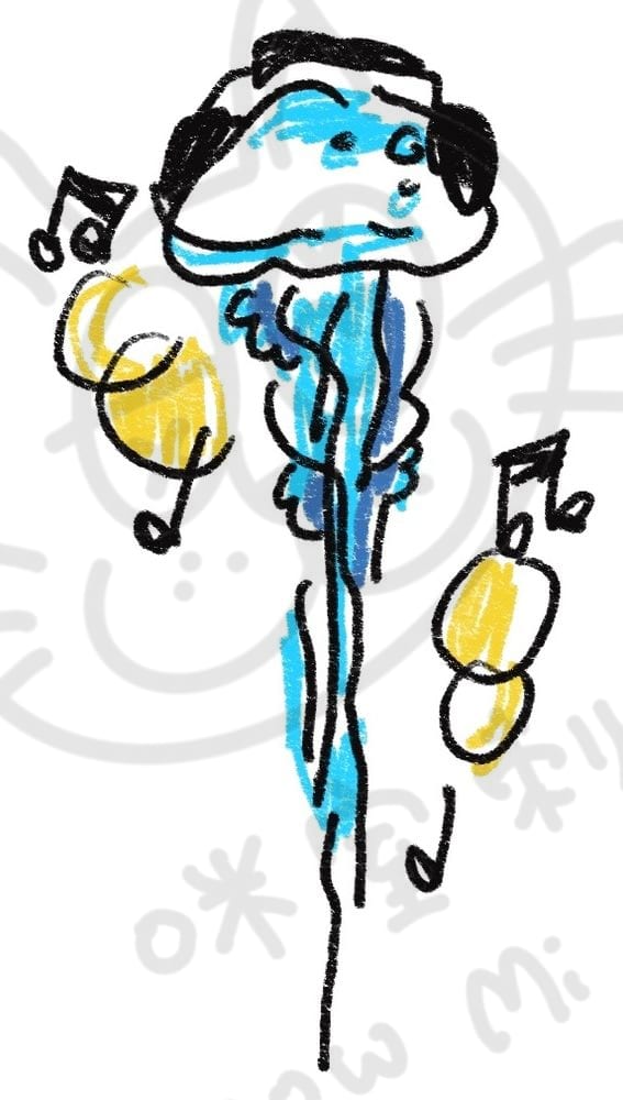 海底動物系列插畫