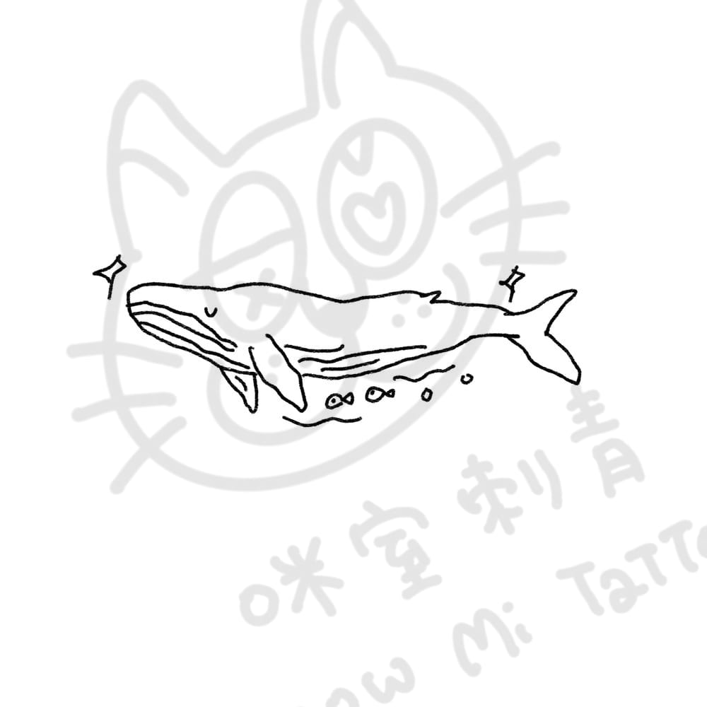大鯨魚帶小魚