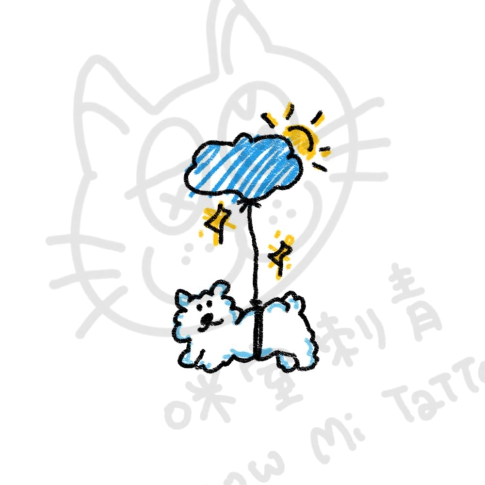 狗狗漂浮