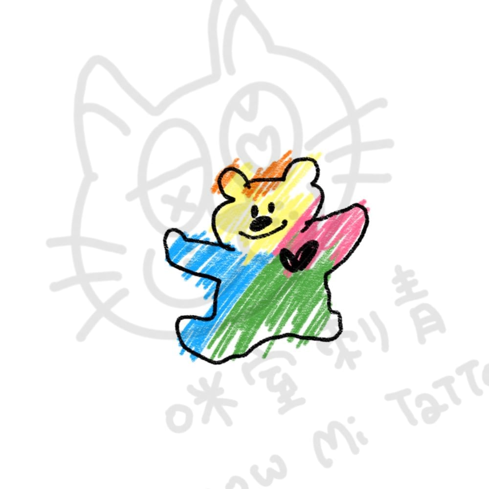 彩色熊熊